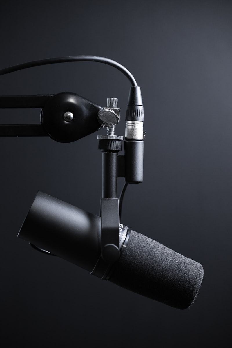 Set per registrazione di video podcast